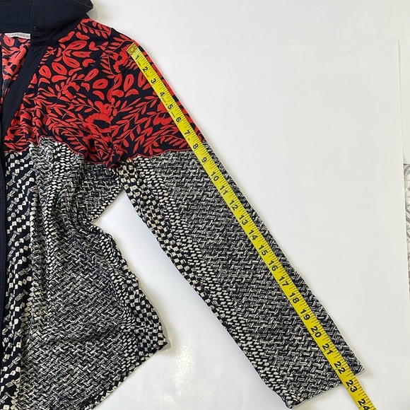 Soft Surroundings Womens Calistoga Shirt Size S Mixed Pattern Collared V-Neck - Picture 15 of 16